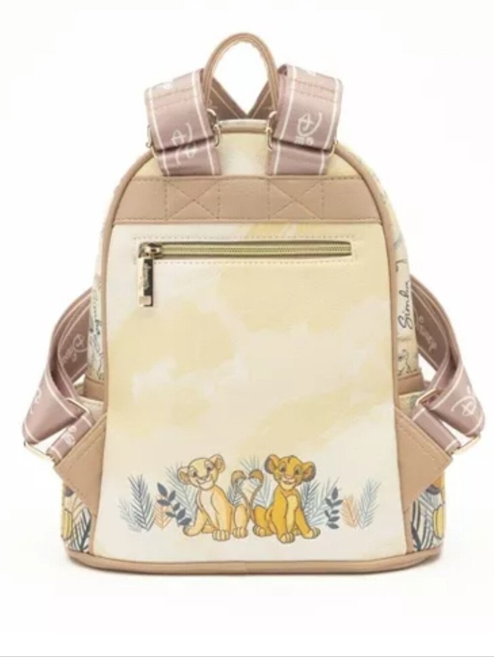 Nwt! Disney The Lion King Simba & Nala Wondapop 11" Vegan Leather Mini Backpack - Picture 2 of 3